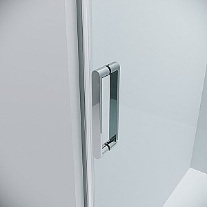 Душевая дверь Grossman Classic 130 100.K33.04.130.10.00 стекло прозрачное/профиль хром купить в интернет-магазине Sanbest