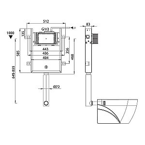 Бачок скрытого монтажа IDDIS Profix PRO000Ci32 купить в интернет-магазине сантехники Sanbest