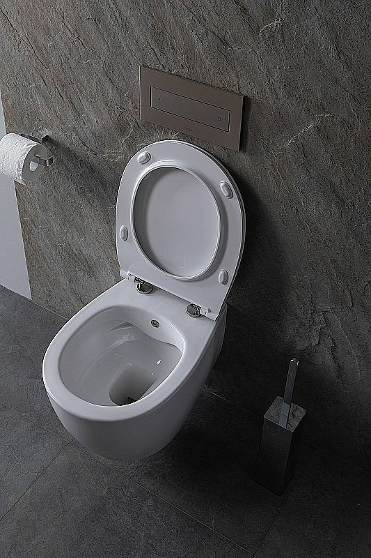 Унитаз Allen Brau Fantasy 4.11HC1.20 безободковый, с крышкой микролифт, белый купить в интернет-магазине Sanbest