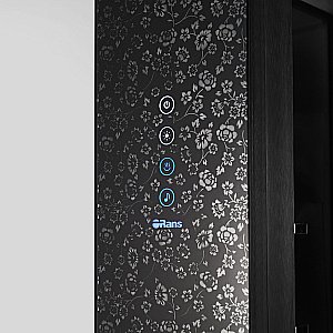 Душевая кабина Orans Diamond 89102RBLH 150х100 профиль черный купить в интернет-магазине Sanbest