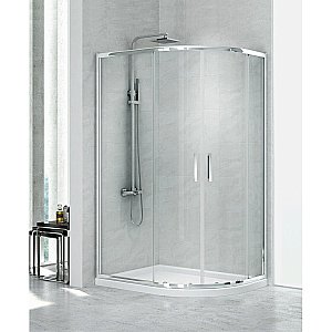 Душевой уголок NEW TRENDY NEW MAXIMA K-0577 100x80 стекло прозрачное/профиль хром купить в интернет-магазине Sanbest