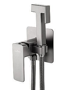 Гигиенический душ со смесителем встраиваемый WONZON & WOGHAND EDGE WW-88829003-BGM темный графит купить в интернет-магазине сантехники Sanbest