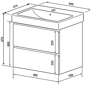 Инсталляция для унитаза Azario AZ-8010-1000 купить в интернет-магазине сантехники Sanbest