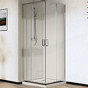 Душевой уголок Vincea City VSS-5CT8010CL 100х80 стекло прозрачное/профиль хром купить в интернет-магазине Sanbest