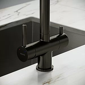 Смеситель для кухни Sancos Spin SC4015GG вороненая сталь купить в интернет-магазине сантехники Sanbest