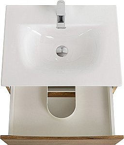 Тумба с раковиной BelBagno MARINO-CER-N-600-2C-SO-RR-P Rovere Rustico для ванной в интернет-магазине Sanbest