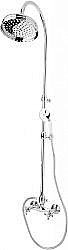 Душевая система Cezares GOLF-CD-01 хром/ручки белые купить в интернет-магазине сантехники Sanbest