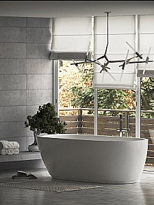 Акриловая ванна Sancos Single 180х85 FB07 белая купить в интернет-магазине Sanbest