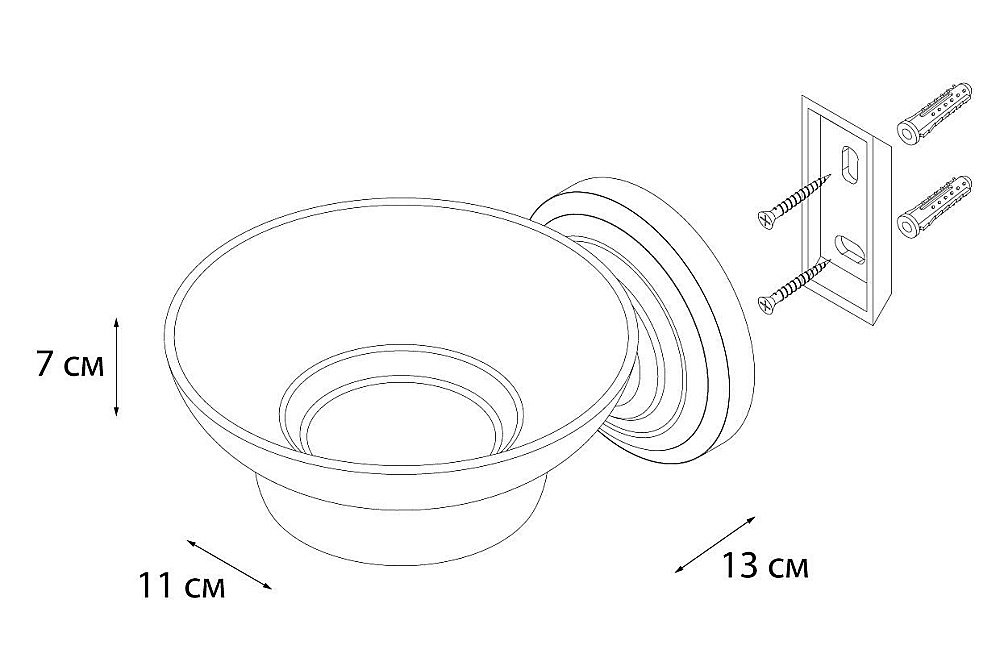 Мыльница FIXSEN RETRO FX-83808 купить в интернет-магазине сантехники Sanbest
