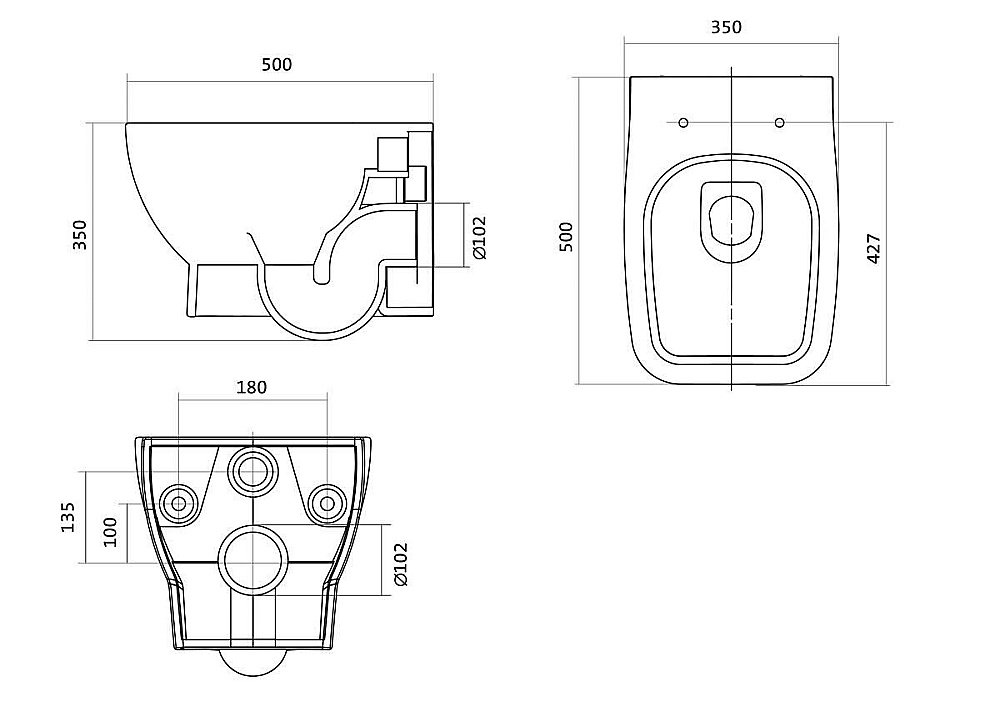 Унитаз подвесной Santek Нео 1WH302423, с крышкой микролифт купить в интернет-магазине Sanbest