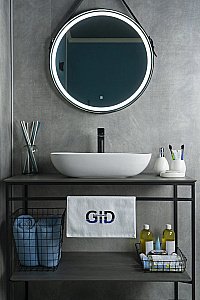 Раковина накладная Gid Lago 56 N9234 51133 белая купить в интернет-магазине Sanbest