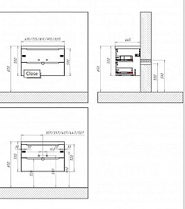 Тумба с раковиной Belbagno ETNA 80 rovere nature для ванной в интернет-магазине Sanbest