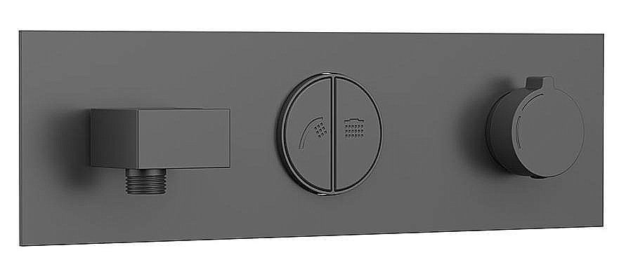 Душевая система Vincea Inspire VSFW-422TI1GM вороненая сталь купить в интернет-магазине сантехники Sanbest