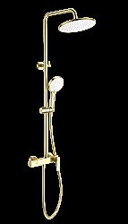 Душевая система WONZON & WOGHAND, Брашированное золото (WW-B3517-BG) купить в интернет-магазине сантехники Sanbest