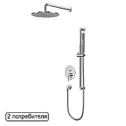 Душевая система WhiteCross Y YSET05CR хром купить в интернет-магазине сантехники Sanbest