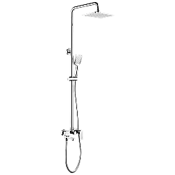 Душевая система Elghansa 2332269-2L (Set-17) хром купить в интернет-магазине сантехники Sanbest