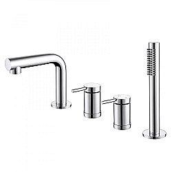 Смеситель для ванны ABBER Emotion AF8813 хром купить в интернет-магазине сантехники Sanbest