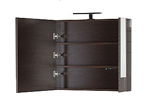 Зеркальный шкаф Aquanet Нота 75 венге купить в интернет-магазине сантехники Sanbest