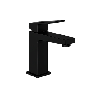 Смеситель для раковины VitrA Minimax Square A4372036EXP матовый черный купить в интернет-магазине сантехники Sanbest