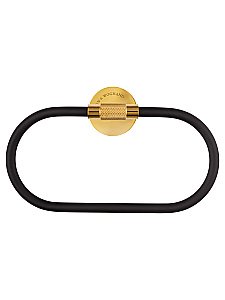 Кольцо для полотенец WONZON & WOGHAND MAJESTIC WW-9213 черный/золото купить в интернет-магазине сантехники Sanbest