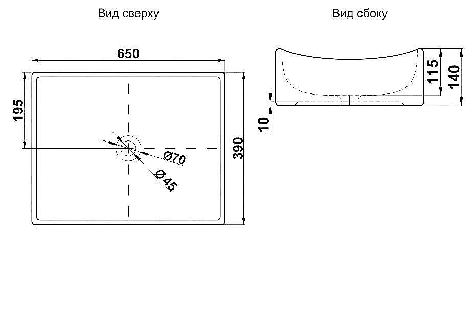 Раковина Melana 7235 7235-805 белая купить в интернет-магазине Sanbest