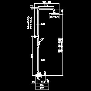 Душевая система Elghansa 2306683-2L (Set-34) хром купить в интернет-магазине сантехники Sanbest