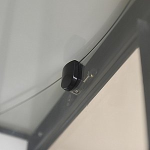 Душевая кабина Esbano Elegancia ESB-90CR 90x90 стекло прозрачное/профиль черный купить в интернет-магазине Sanbest