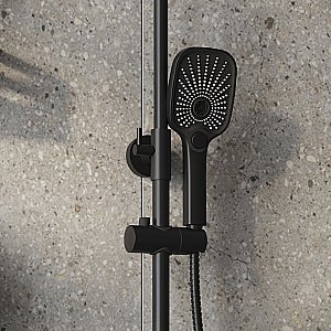 Душевая система Grossman Advans 500.K35.09.210 черный матовый купить в интернет-магазине сантехники Sanbest