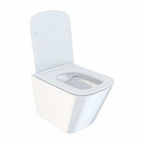 Унитаз подвесной IDDIS Bild BILRDSEi25 безободковый, с крышкой микролифт купить в интернет-магазине Sanbest