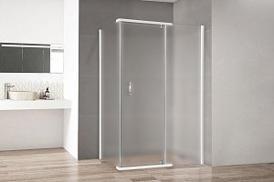 Душевой уголок Royal Bath HPVD RB9140HPVD-C 140х90 матовое стекло/профиль белый купить в интернет-магазине Sanbest