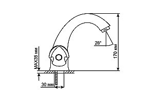 Смеситель для раковины MIXLINE ML 522155 купить в интернет-магазине сантехники Sanbest