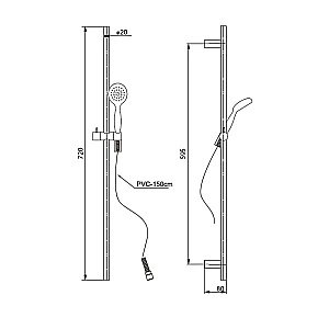 Набор смесителей Paini Garda 3в1 76CRSET4 хром купить в интернет-магазине сантехники Sanbest