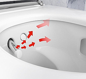Унитаз-биде Geberit AquaClean Mera Comfort 146.210.11.1 белый, с крышкой микролифт, безободковый купить в интернет-магазине Sanbest