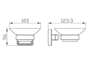 Мыльница с держателем WONZON & WOGHAND ROMA WW-7222 бронза купить в интернет-магазине сантехники Sanbest