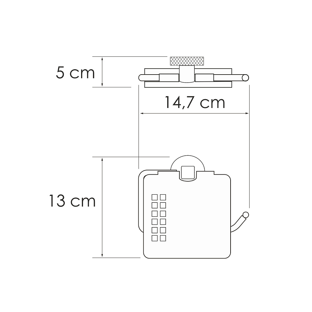 Держатель для туалетной бумаги WasserKraft Tauber K-64425 никель купить в интернет-магазине сантехники Sanbest