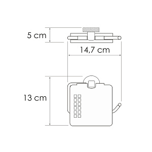 Держатель для туалетной бумаги WasserKraft Tauber K-64425 никель купить в интернет-магазине сантехники Sanbest