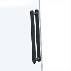 Душевая дверь Vincea Como Soft VDS-1CS140CLB 140 профиль черный/стекло прозрачное купить в интернет-магазине Sanbest