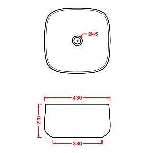 Раковина накладная Artceram Cognac 43 COL006 42 00 Petrolio купить в интернет-магазине Sanbest