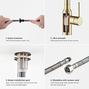 Смеситель для кухни Timo Saona 2386/17FL купить в интернет-магазине сантехники Sanbest