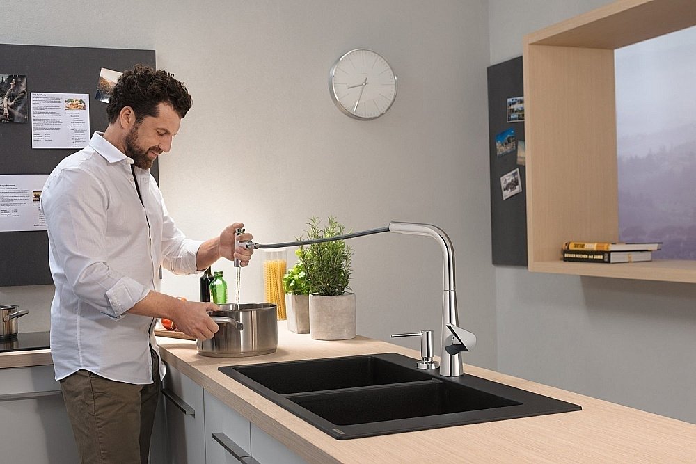 Смеситель для кухни Hansgrohe Talis Select M51 300 73867000 купить в интернет-магазине сантехники Sanbest