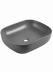 Раковина накладная Wonzon & Woghand Tahoe WW-RN41286-MG серая матовая купить в интернет-магазине Sanbest