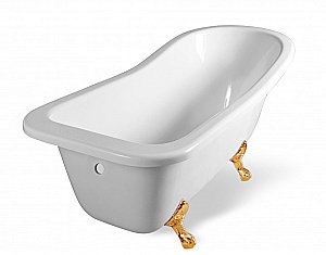 Ванна Эстет Царская silk 150x73 белая матовая купить в интернет-магазине Sanbest