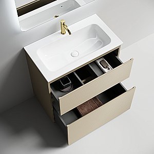 Тумба с раковиной Sancos FOLK Floor FL80FCP/CN7012 80 Капучино для ванной в интернет-магазине Sanbest