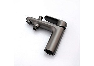 Смеситель на борт ванны Aquatek Ника AQ1844BGM оружейная сталь купить в интернет-магазине сантехники Sanbest