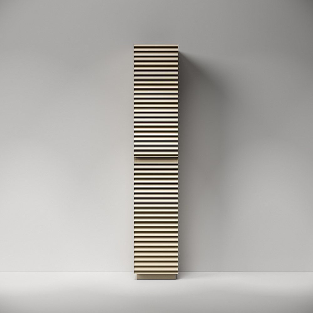 Шкаф-пенал напольный Sancos Folk Floor PFL35FCP капучино для ванной в интернет-магазине сантехники Sanbest