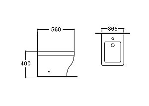 Биде Aquatek Амадео AQ1264-00 белое купить в интернет-магазине Sanbest
