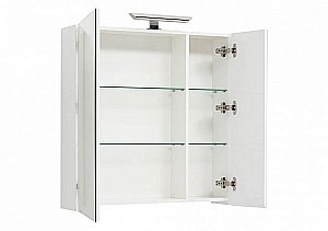 Зеркальный шкаф Aquanet Йорк 85 купить в интернет-магазине сантехники Sanbest