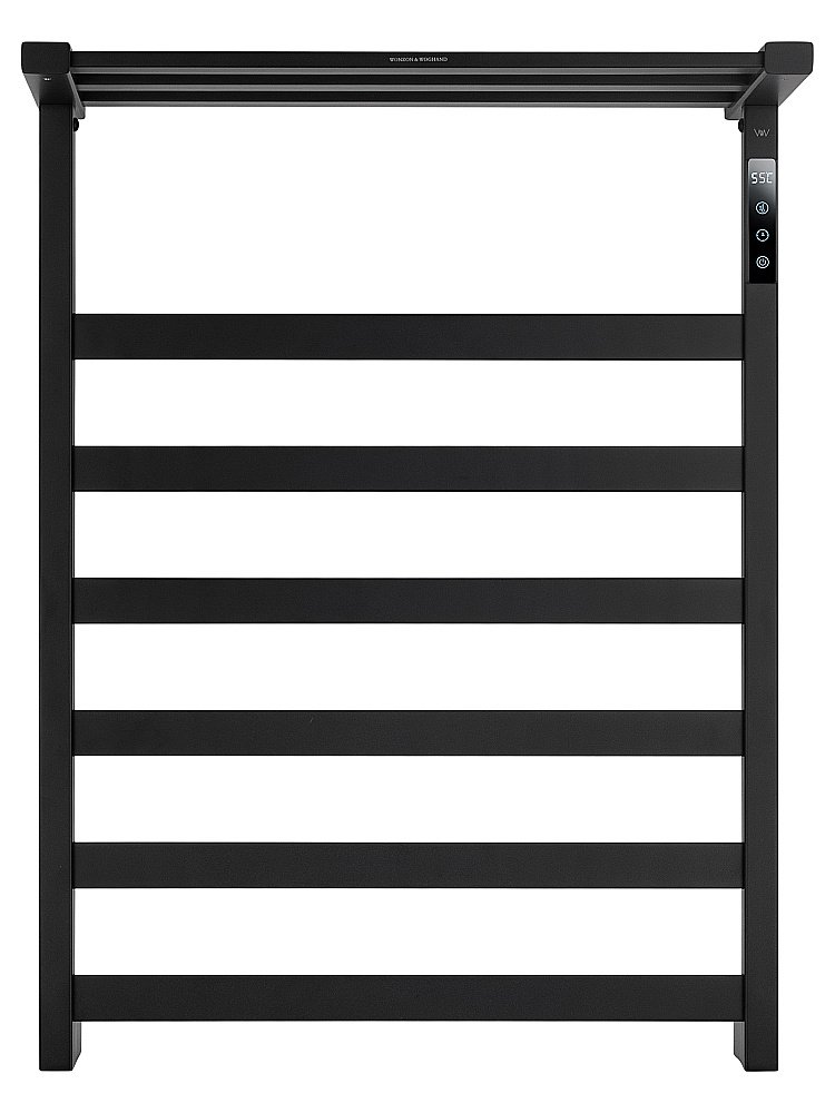 Полотенцесушитель электрический WONZON & WOGHAND FRANKFURT, Черный матовый (WW-A1026-MB) купить в интернет-магазине сантехники Sanbest
