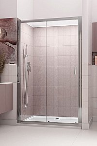 Душевая дверь Radaway Premium Plus DWJ 115 33306-01-01N стекло прозрачное/профиль хром купить в интернет-магазине Sanbest