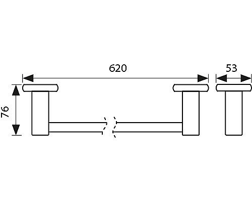 Полотенцедержатель Kaiser KH-4707 бронза купить в интернет-магазине сантехники Sanbest
